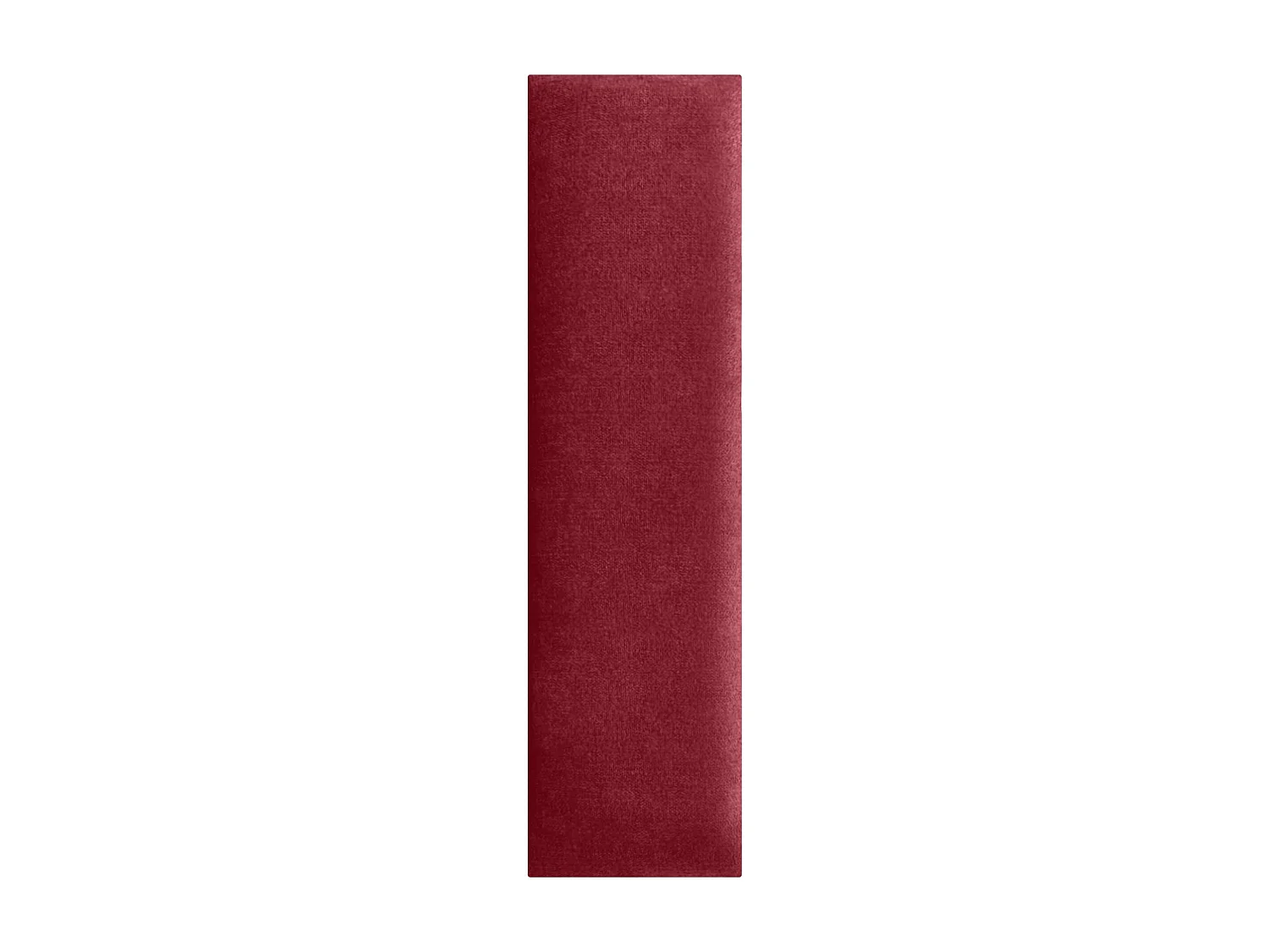 DHOME Lot de 6 Panneaux Rembourrés en Tissu Aqualine Autocollants pour Mur Acoustiques Absorbants Protection contre les Chocs (Rouge, 60x30cm, x6)