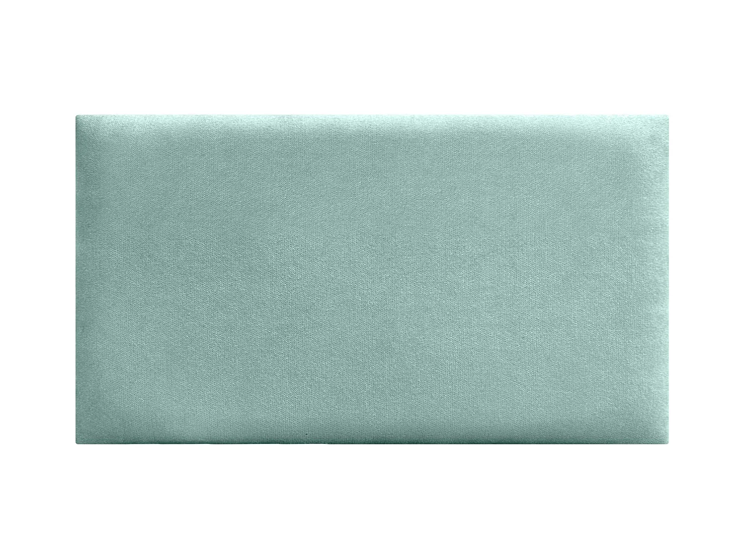 DHOME Lot de 6 Panneaux Rembourrés en Tissu Aqualine Autocollants pour Mur Acoustiques Absorbants Protection contre les choc (Vert d'eau, 50x40cm, x6)