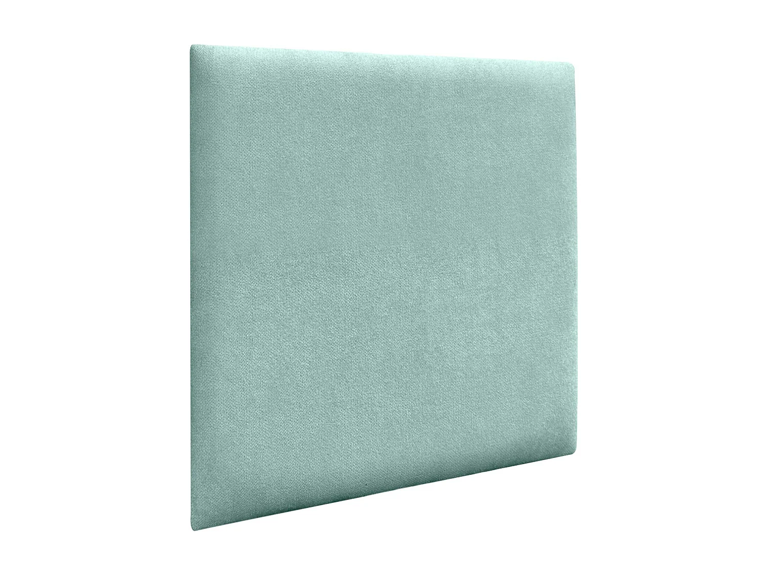 DHOME Lot de 8 Panneaux Rembourrés en Tissu Aqualine Autocollants pour Mur Acoustiques Absorbants Protection contre les choc (Vert d'Eau, 60x60cm, x8)