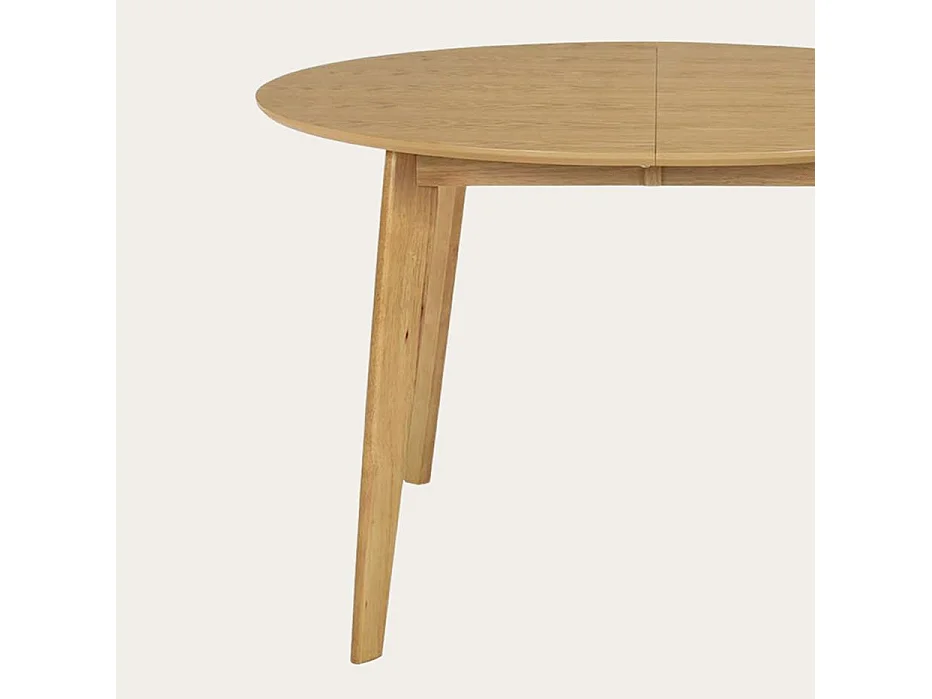 Table à manger extensible en bois massif naturel 120x75