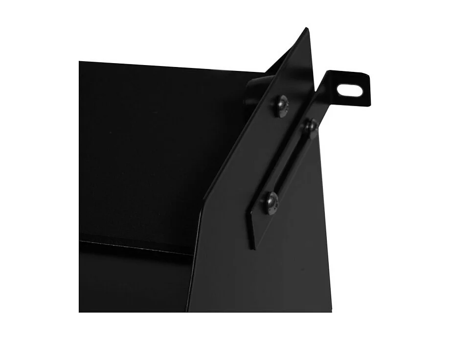 Meuble sous machine à laver HWC-E50, estrade, piédestal, châssis, tiroir 33x61x52cm noir