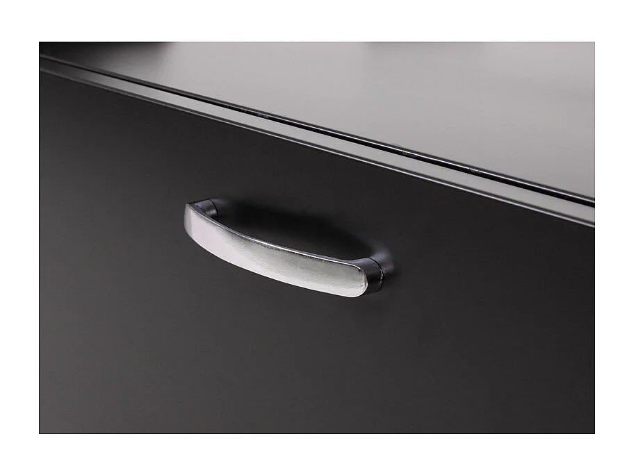 Meuble sous machine à laver HWC-E50, estrade, piédestal, châssis, tiroir 33x61x52cm noir