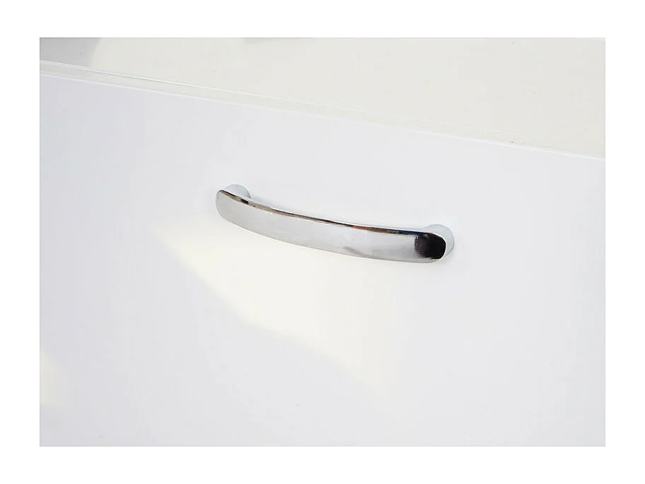 Meuble sous machine à laver HWC-E50, estrade, piédestal, châssis, tiroir 33x61x52cm blanc