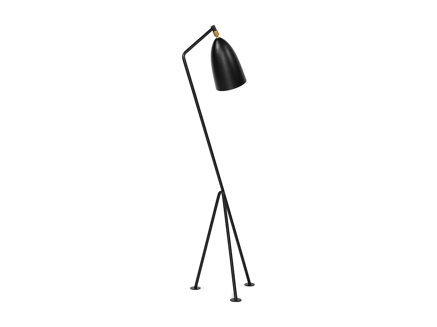 Tripod Design Floor Lamp - Lampadaire - Hopper Orange