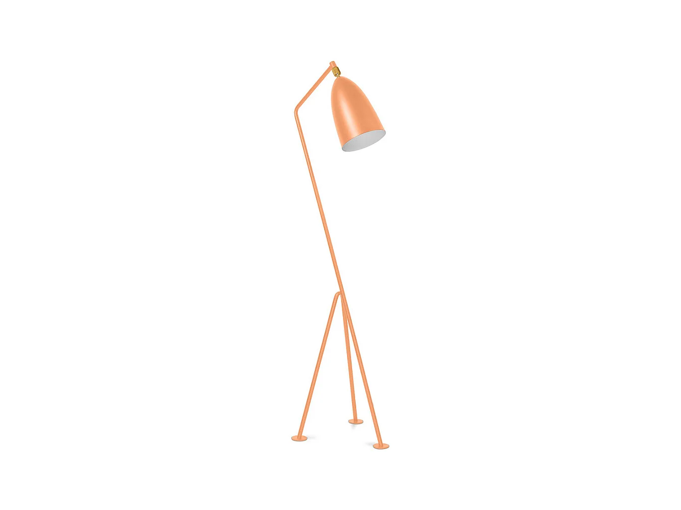 Tripod Design Floor Lamp - Lampadaire - Hopper Orange