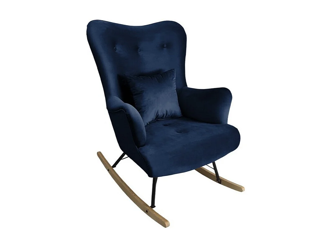 Mecedora Clovis 101, 101x76x101cm, Tapiz, Chapa de madera natural, De madera|Metálico