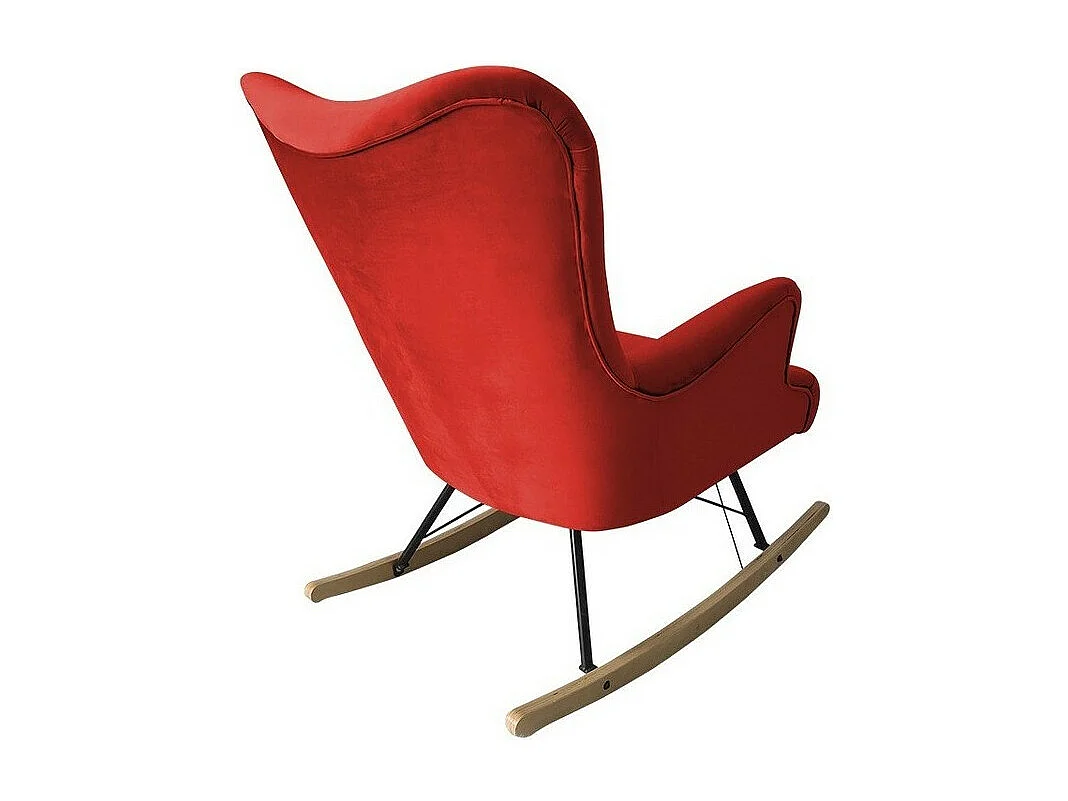 Mecedora Clovis 101, 101x76x101cm, Tapiz, Chapa de madera natural, De madera|Metálico