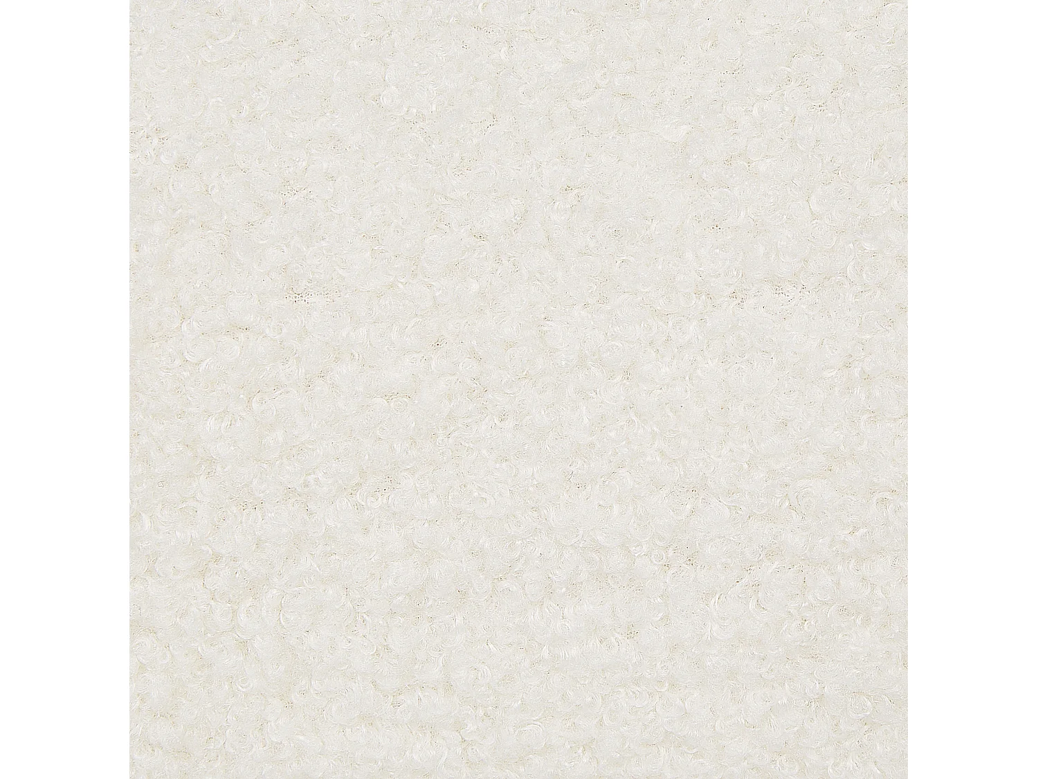 Lot de 2 chaises de bar ALLISON Bouclé Blanc