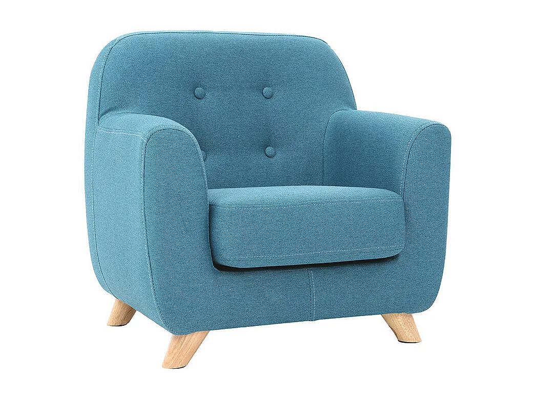 Sillón infantil nórdico azul NORKID