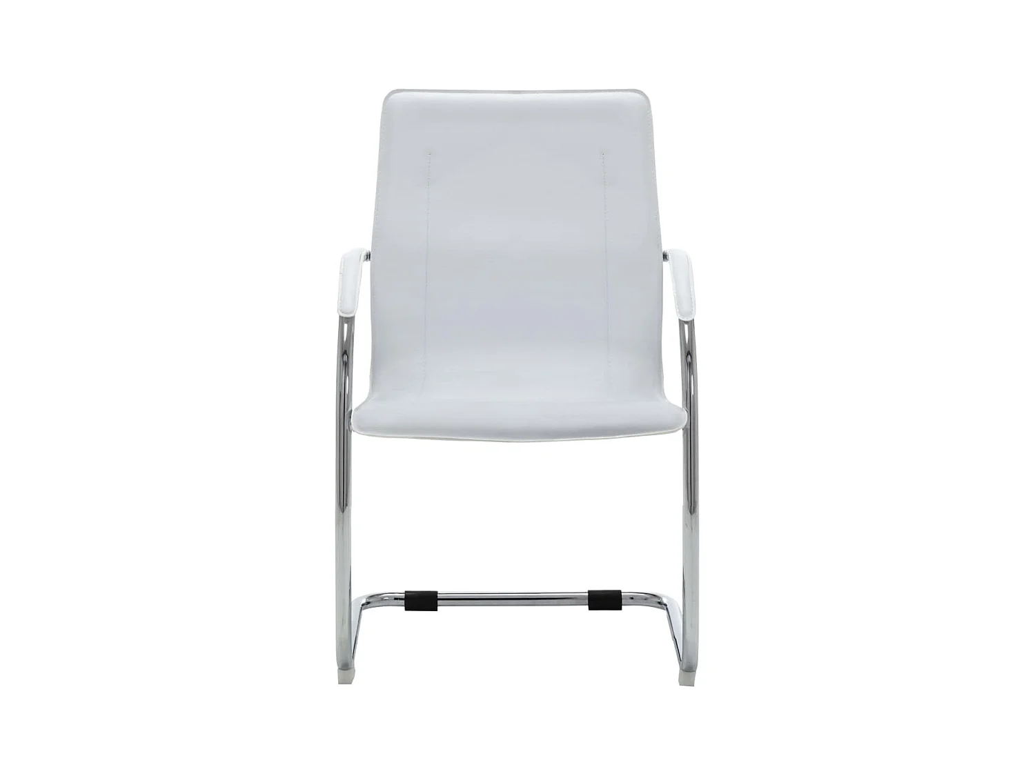 Kantoorstoel kunstleer wit