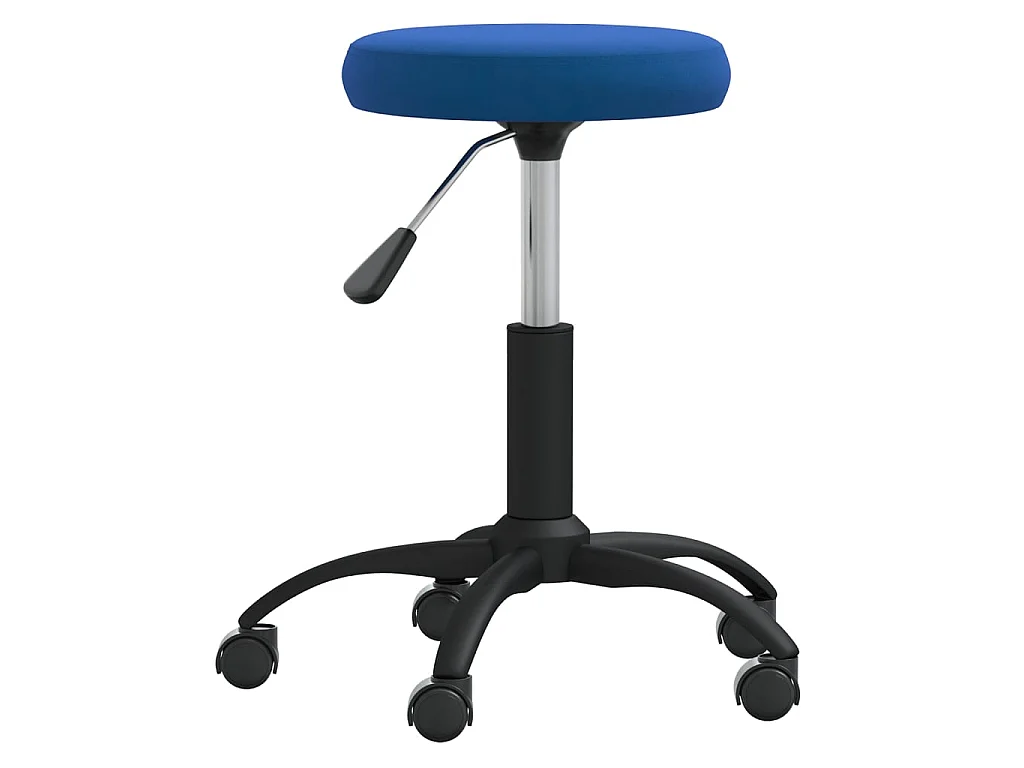 Chaise de salle à manger Bleu Velours