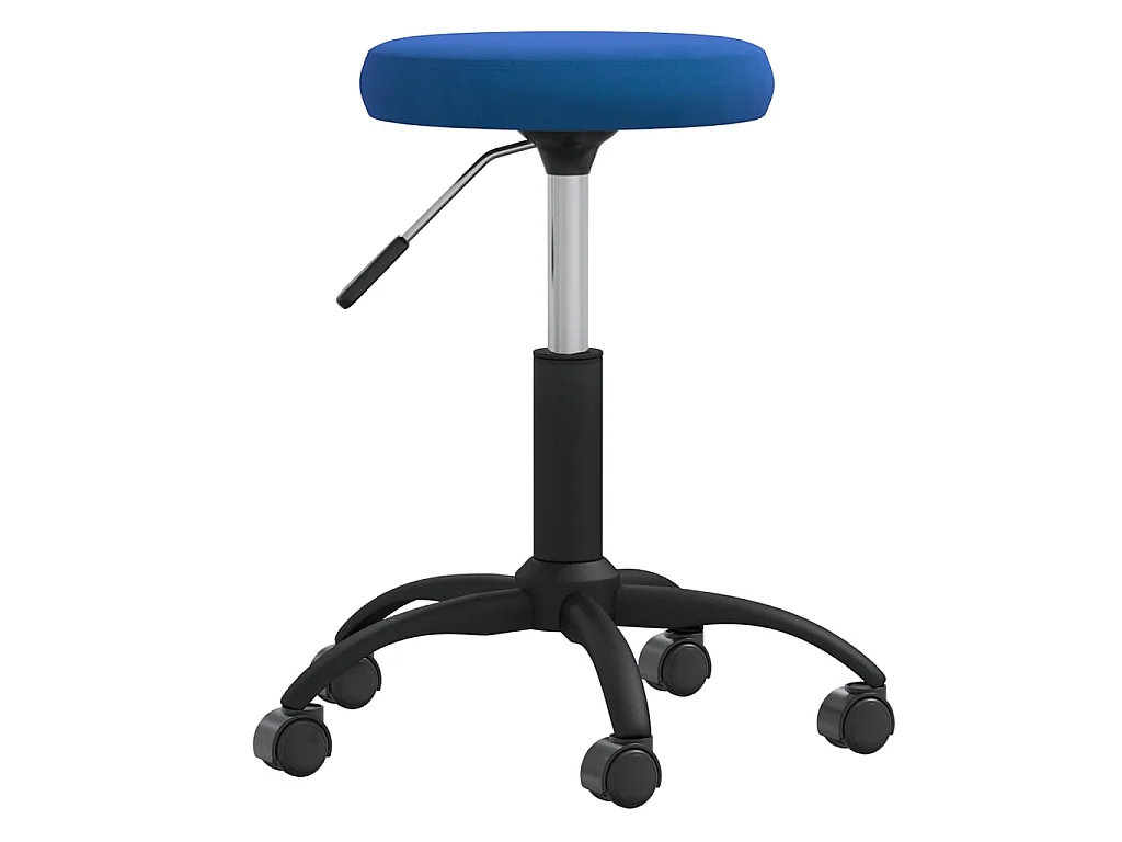 Chaise de salle à manger Bleu Velours