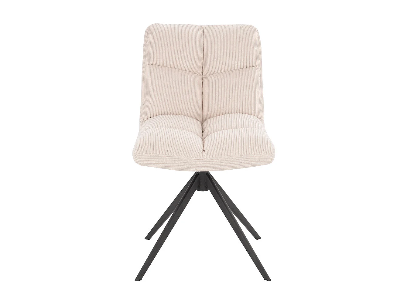 Home Deluxe Chaise de salle à manger NODA Cordée Crème Quantité : 2