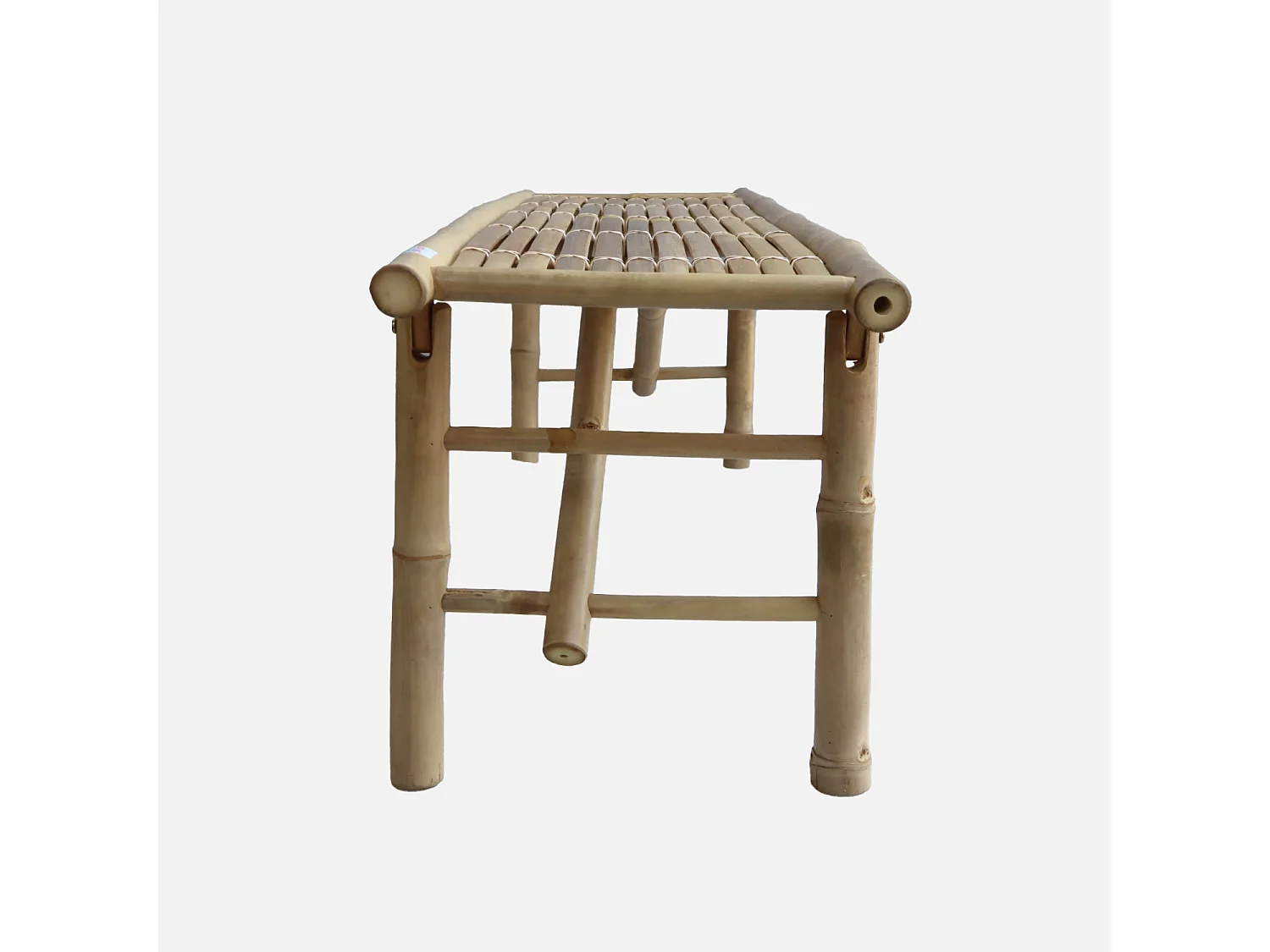 Banco de bambú natural