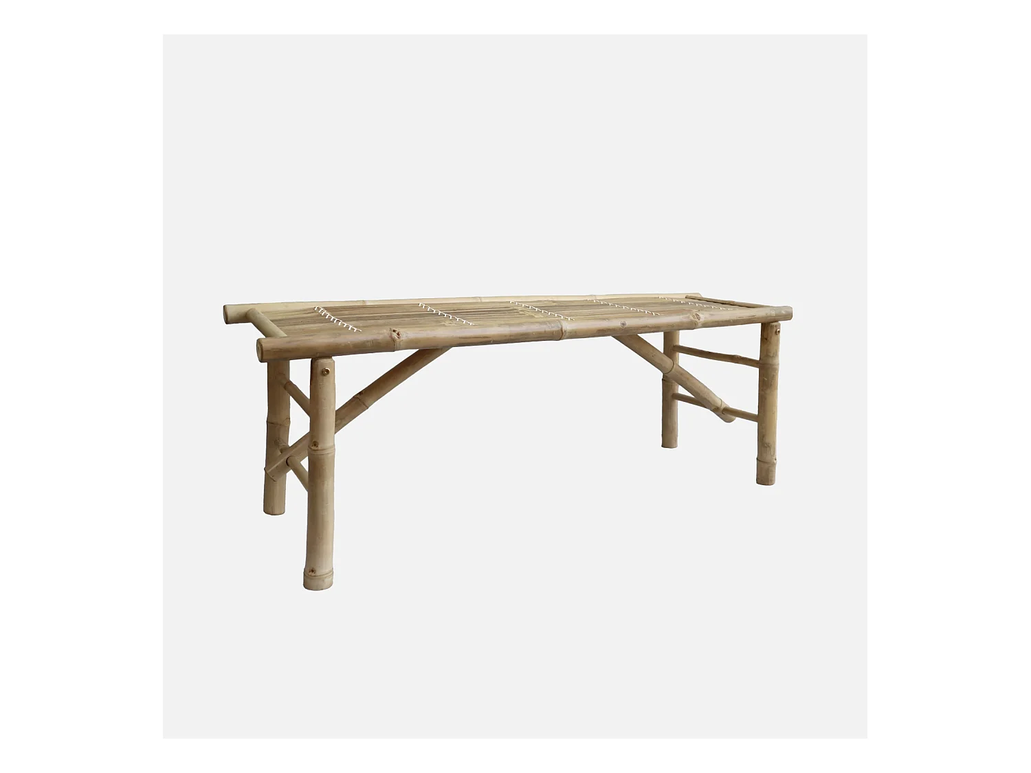 Banc en bambou 120cm