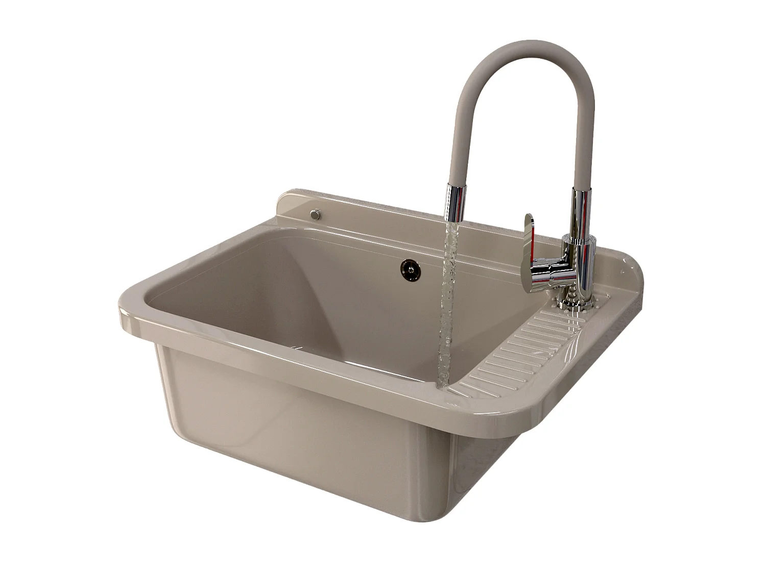 Evier technique beige cuve de travail negra grand ensemble de robinets 85059066