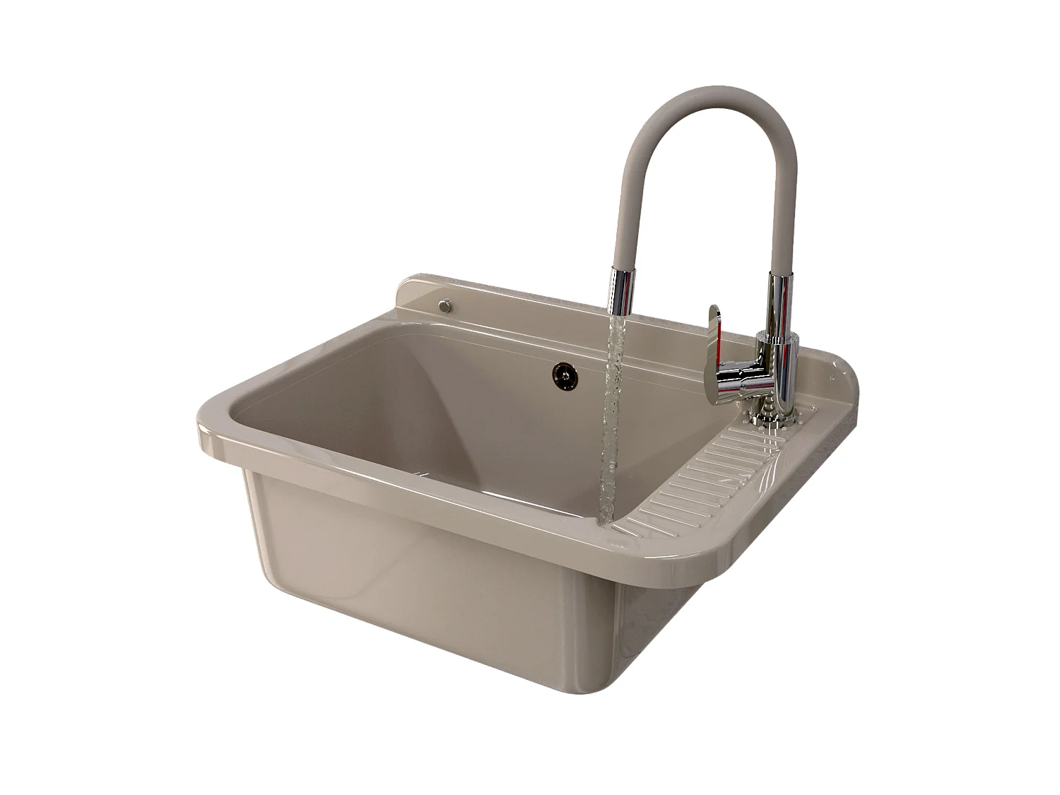 Evier technique beige cuve de travail negra grand ensemble de robinets 85059066