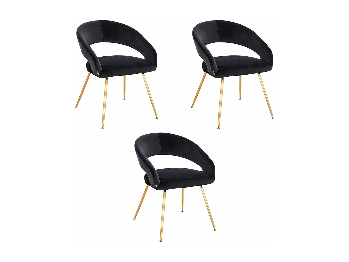 Home Deluxe Chaise de salle à manger LYRIC Quantité : 3