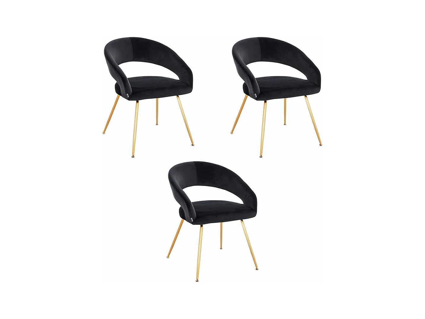 Home Deluxe Chaise de salle à manger LYRIC Quantité : 3