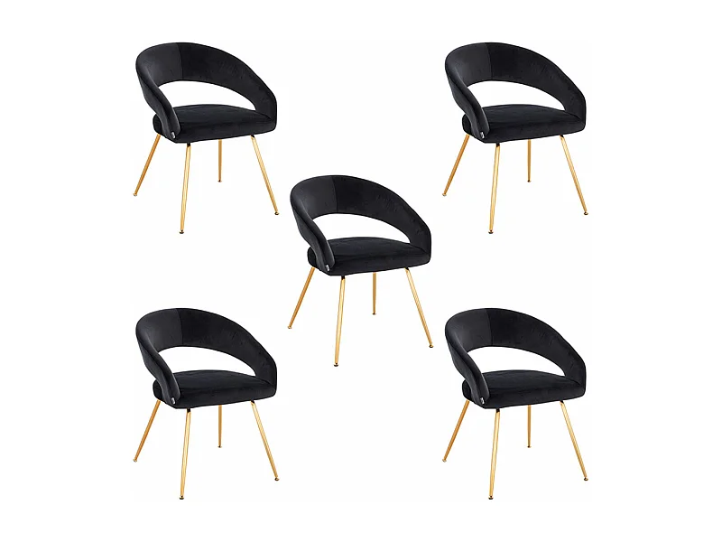 Home Deluxe Chaise de salle à manger LYRIC Quantité : 5