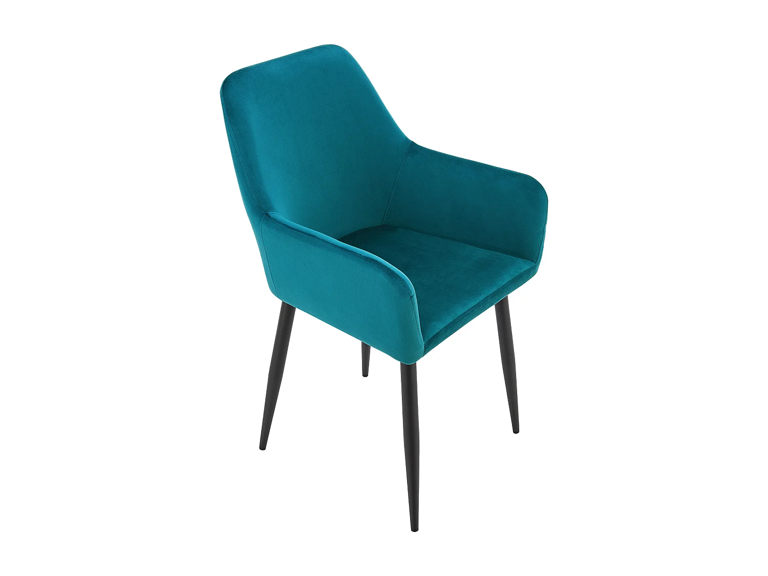 Lot de 2 chaises de salle à manger Hollola 86 x 57 x 56 cm bleu turquoise [en.casa]