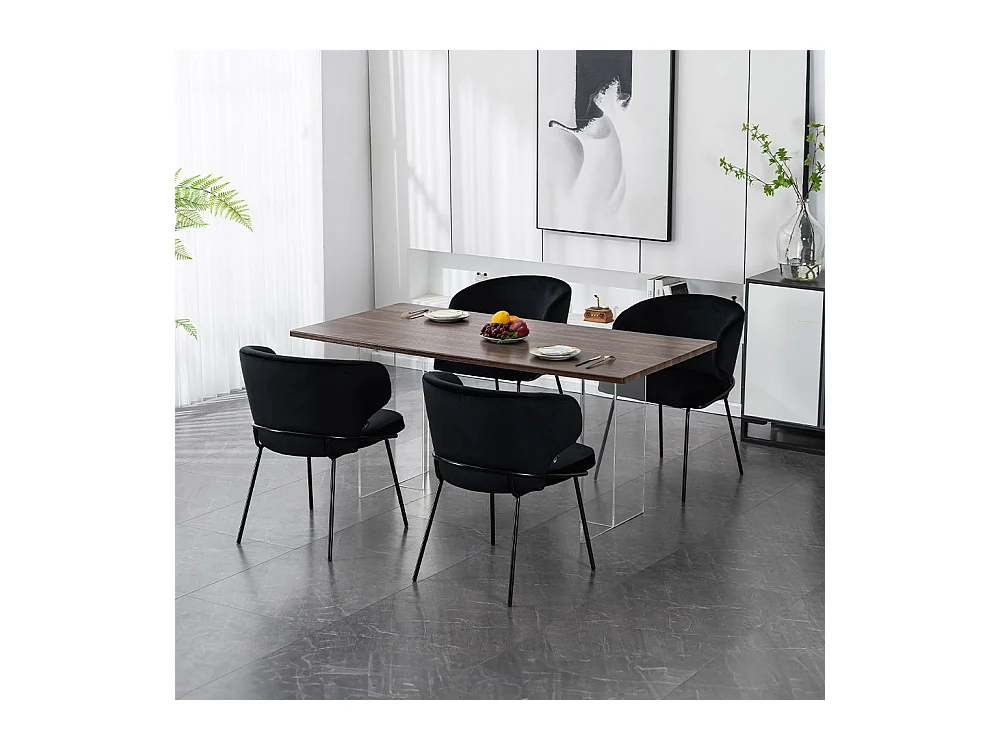 Home Deluxe Chaise de salle à manger AMARA Beige Quantité : 1