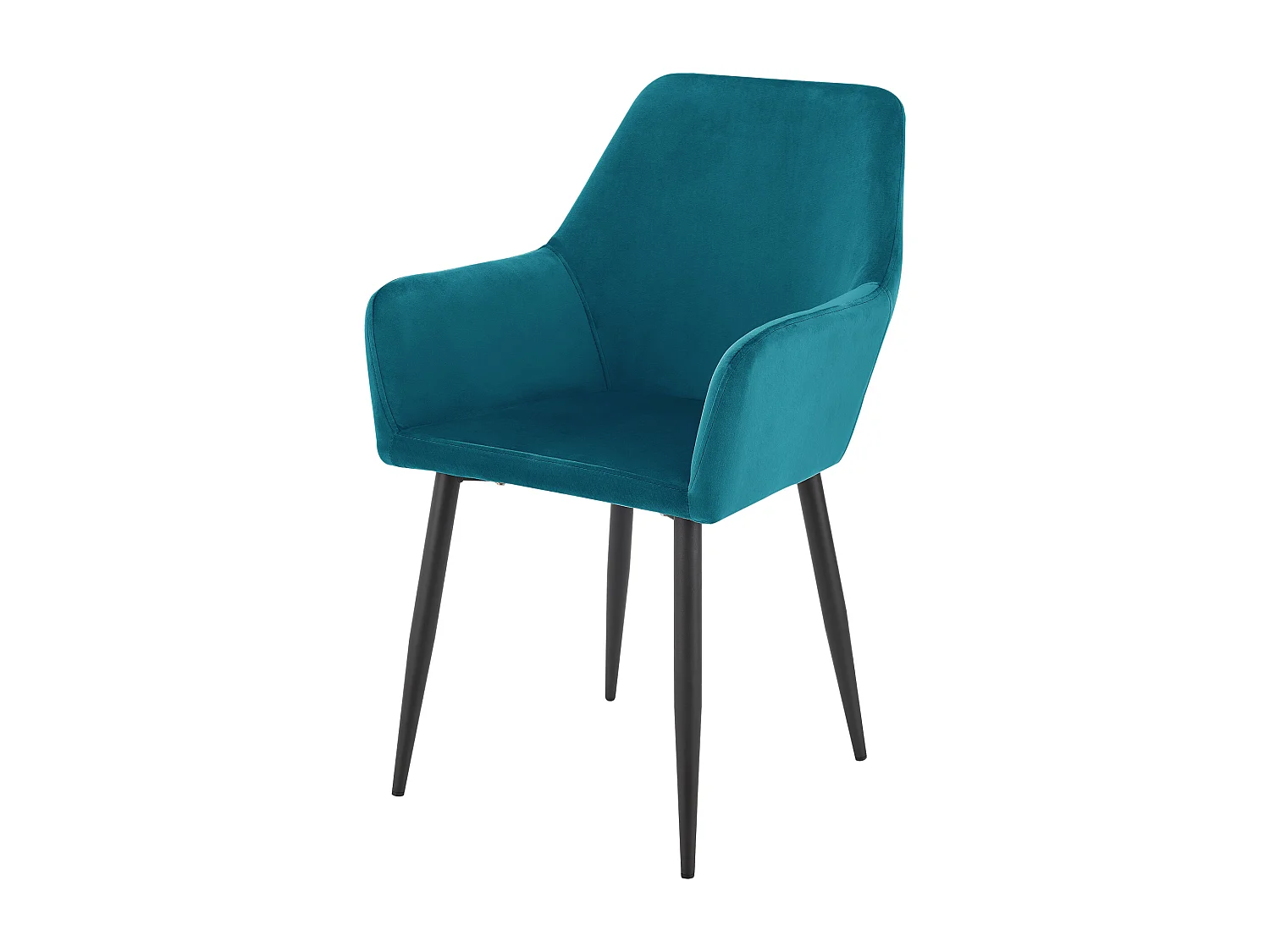 Lot de 4 chaises de salle à manger Hollola 86 x 57 x 56 cm bleu turquoise [en.casa]