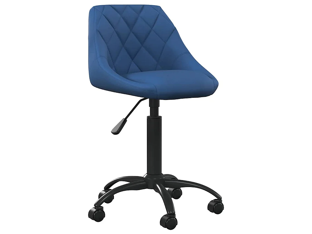 Cadeira de jantar veludo azul