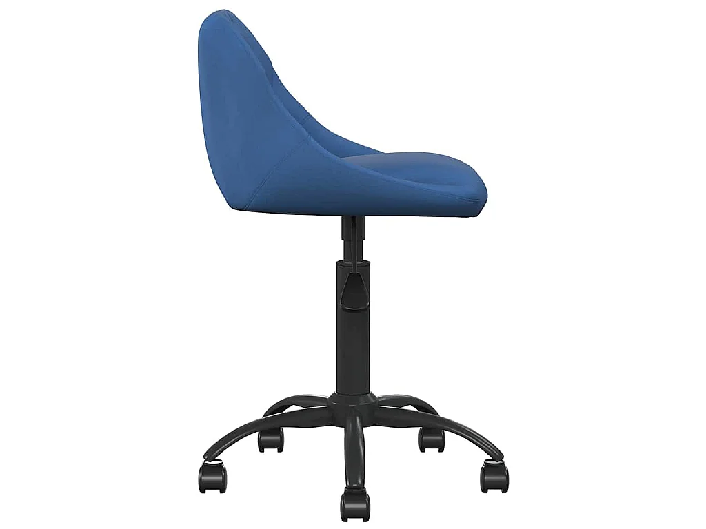 Cadeira de jantar veludo azul