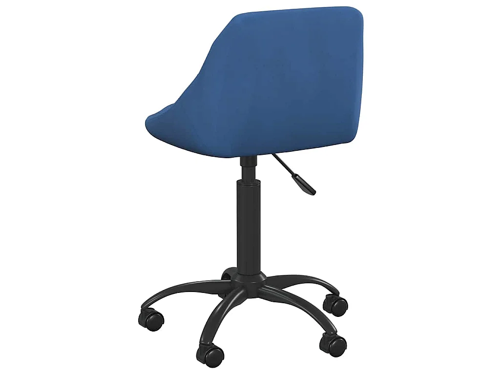 Cadeira de jantar veludo azul