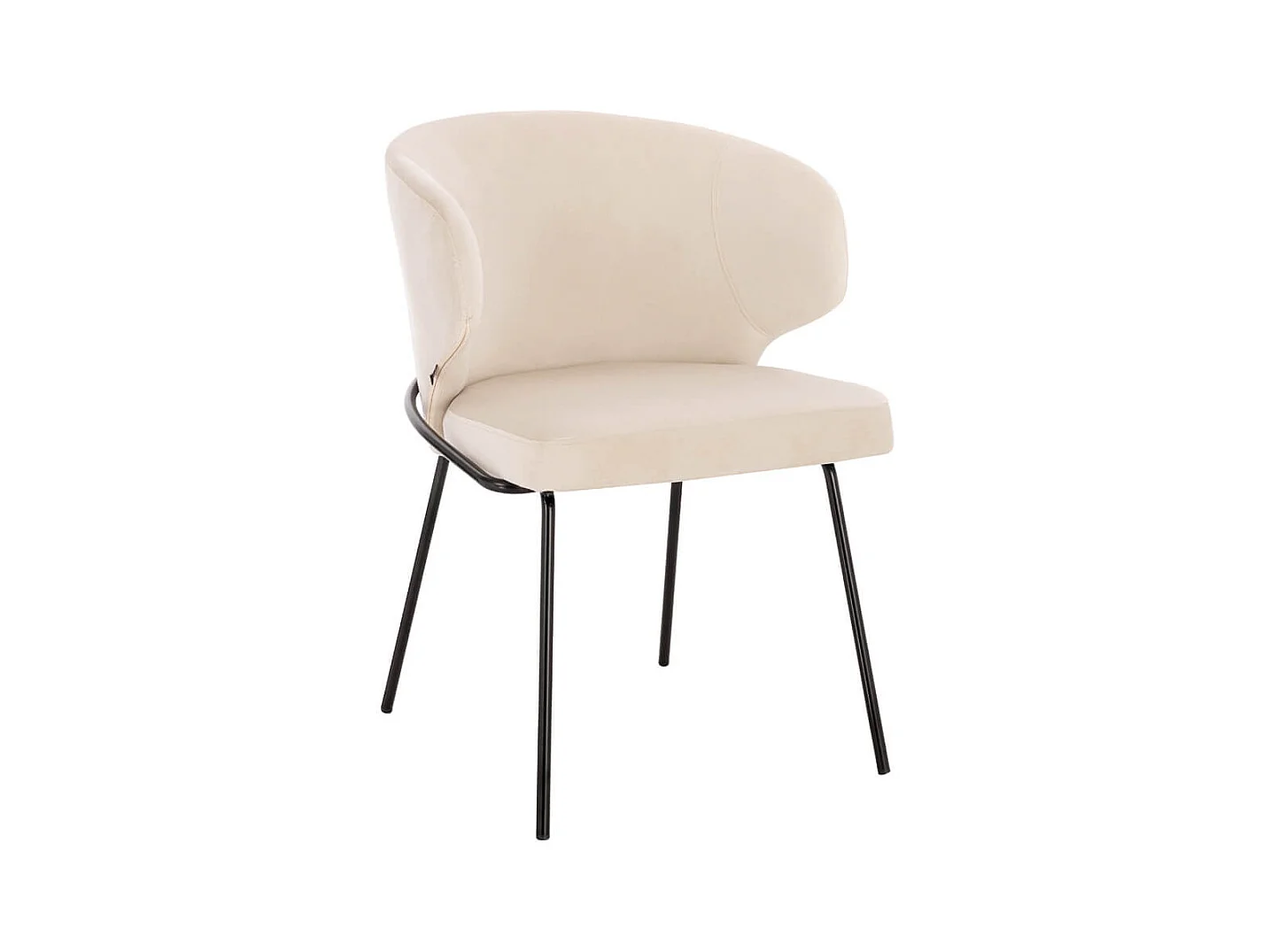 Home Deluxe Chaise de salle à manger AMARA Beige Quantité : 1