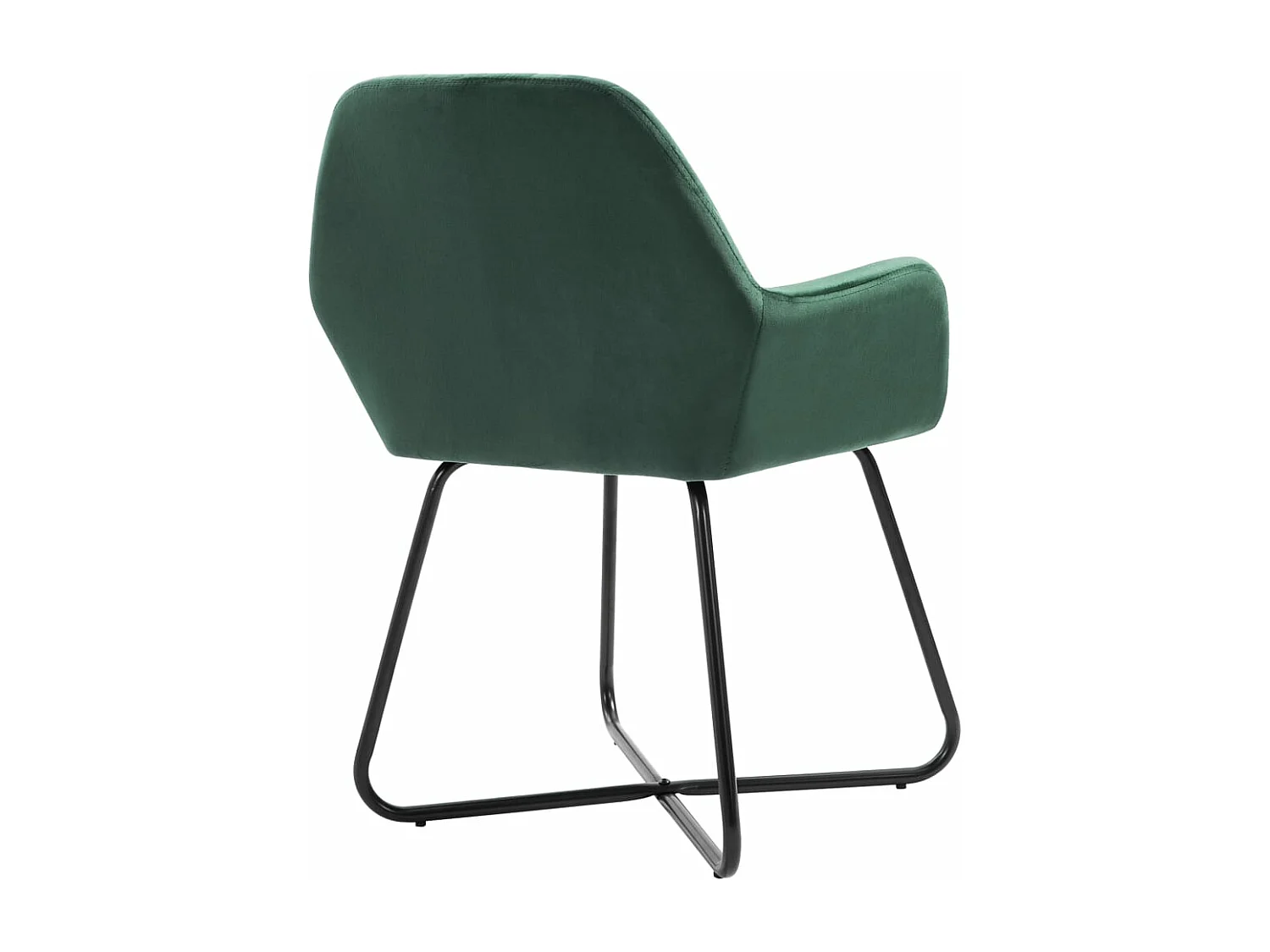 Lot de 2 chaises de salle à manger cuisine design moderne velours vert CDS021136