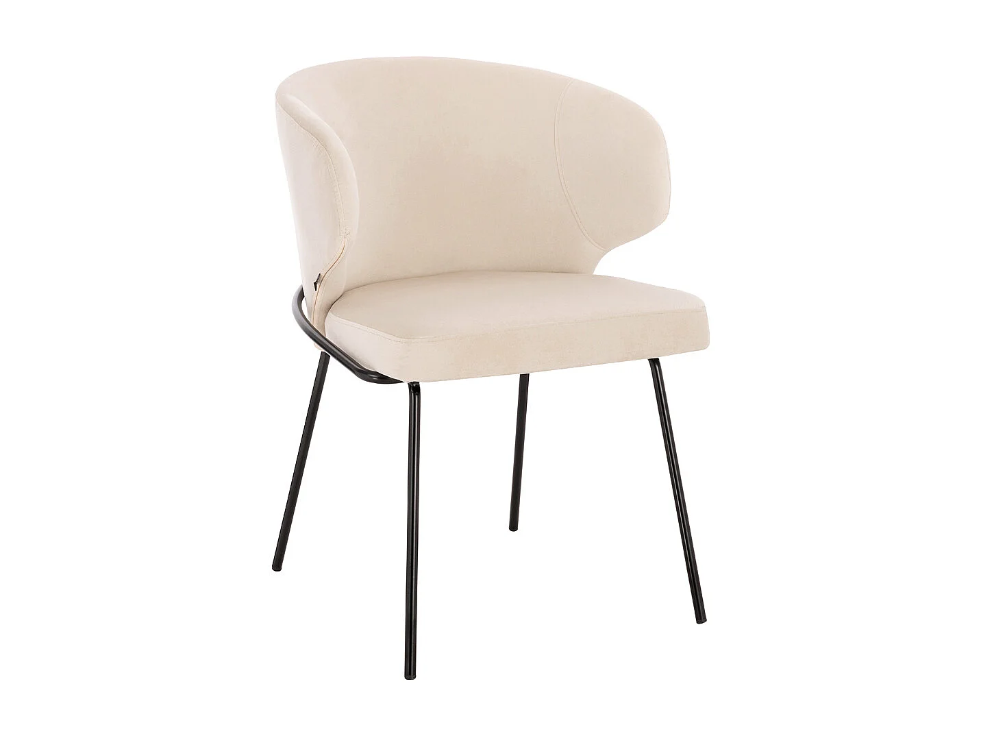 Home Deluxe Chaise de salle à manger AMARA Beige Quantité : 4