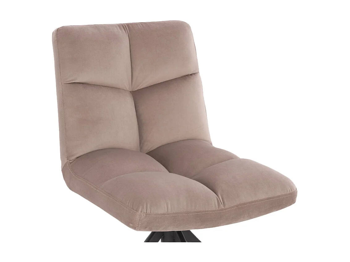 Home Deluxe Chaise de salle à manger NODA Marron clair Quantité : 4