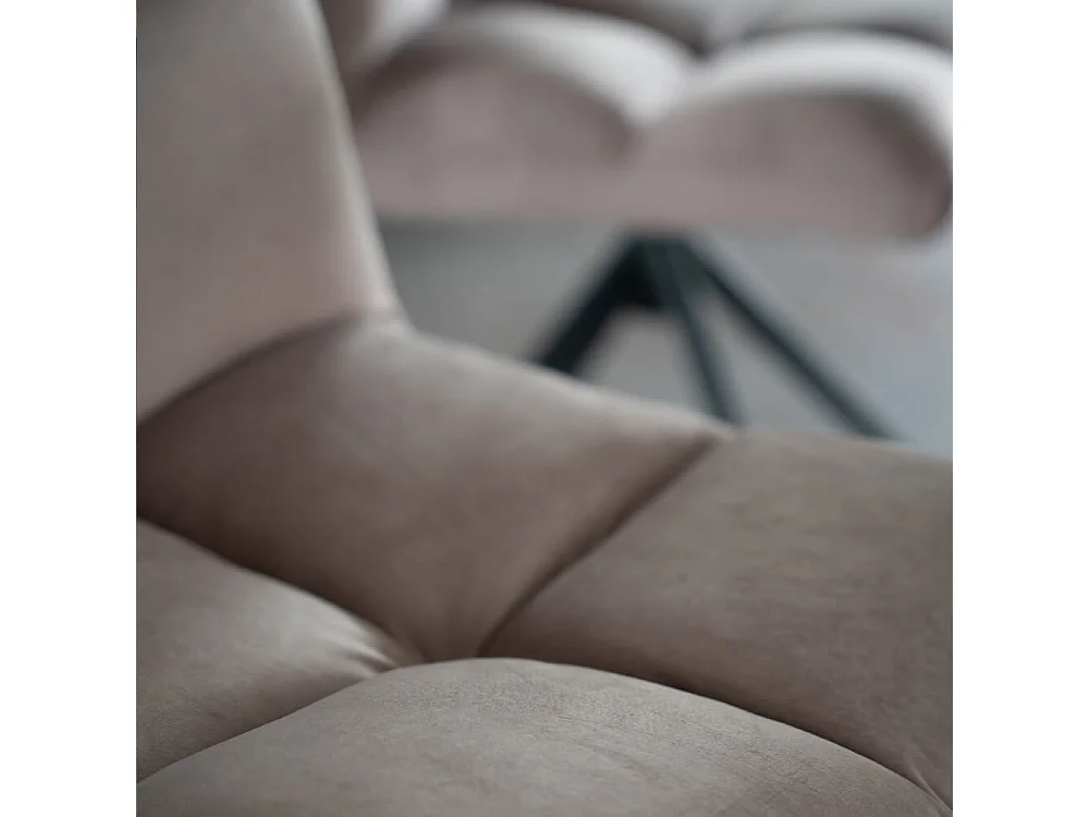 Home Deluxe Chaise de salle à manger NODA velours Quantité : 2