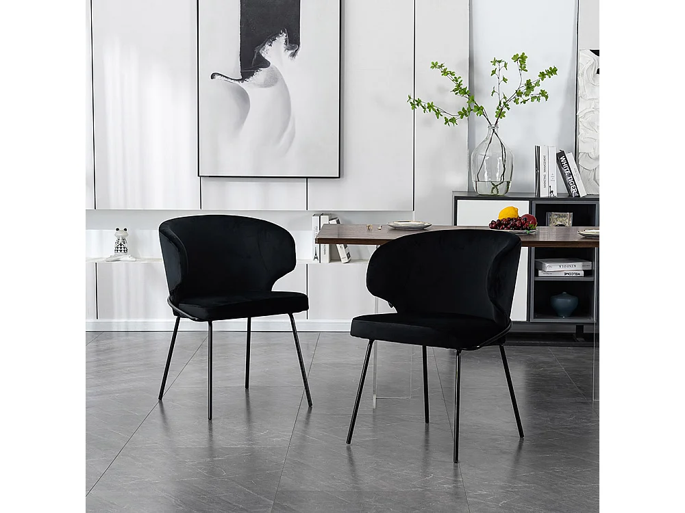 Home Deluxe Chaise de salle à manger AMARA Beige Quantité : 3