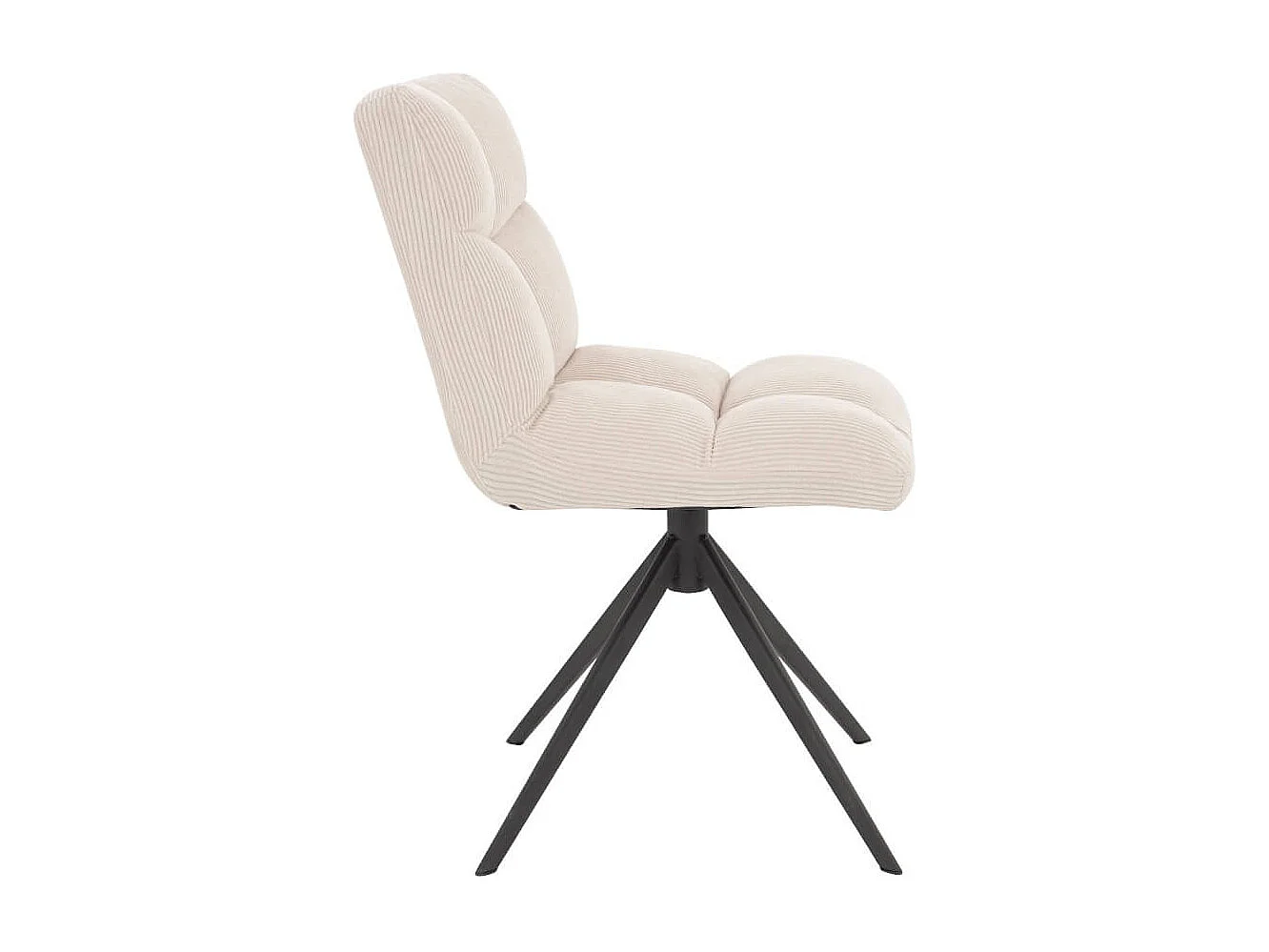 Home Deluxe Chaise de salle à manger NODA Cordée Crème Quantité : 4