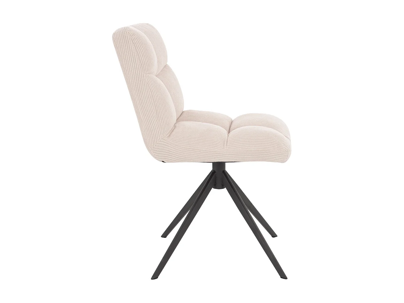 Home Deluxe Chaise de salle à manger NODA Cordée Crème Quantité : 6