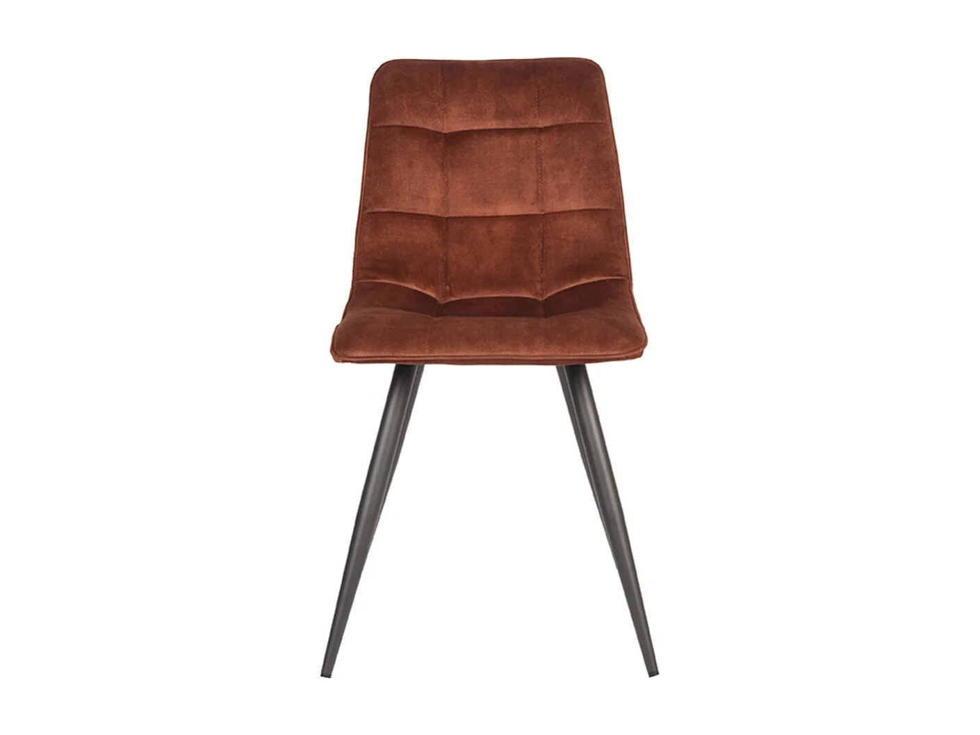 Eetkamerstoel Jelt - Rust - Velours - set van 2