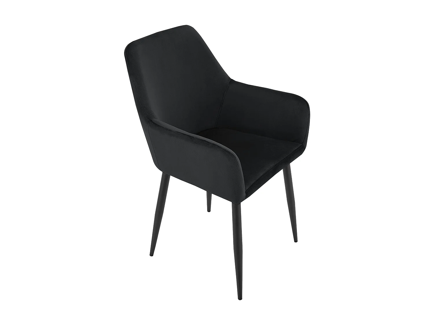 Lot de 2 chaises de salle à manger Hollola 86 x 57 x 56 cm noir [en.casa]
