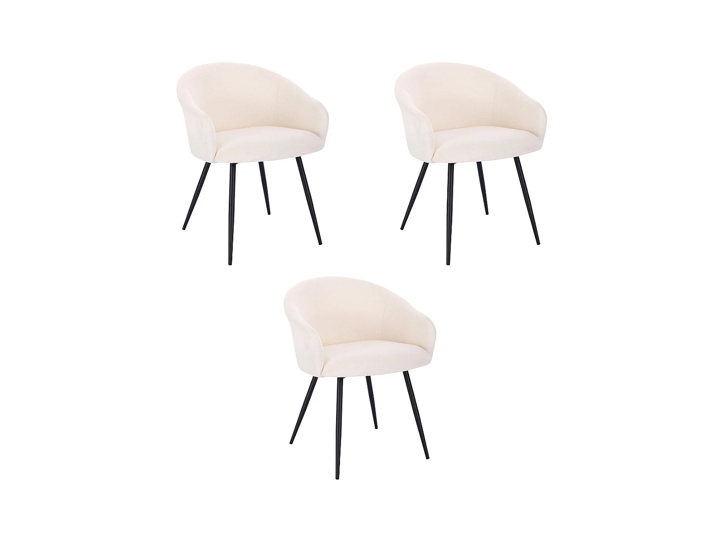 Home Deluxe Chaise de salle à manger CELESTE Quantité : 3
