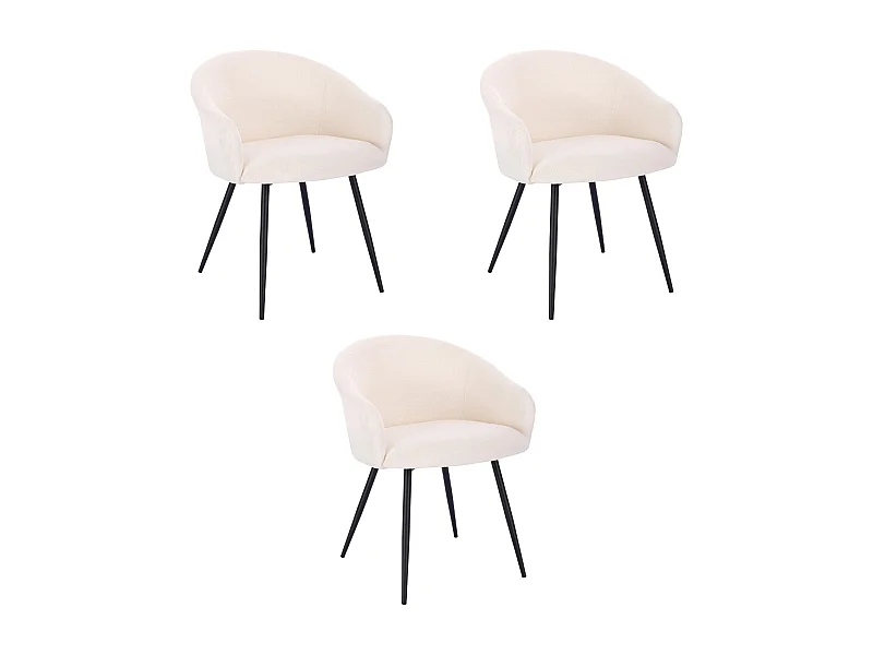 Home Deluxe Chaise de salle à manger CELESTE Quantité : 3