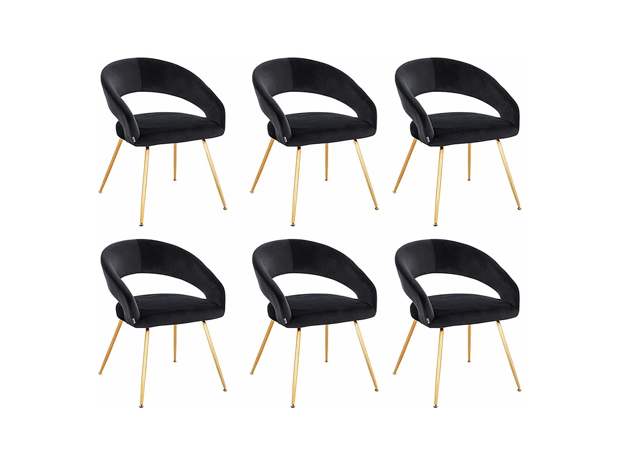 Home Deluxe Chaise de salle à manger LYRIC Quantité : 6