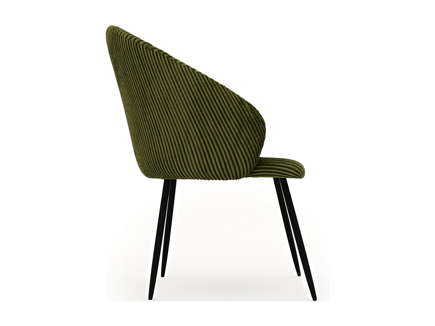 Esszimmerstuhl Gepolstert in Samt - Brugges