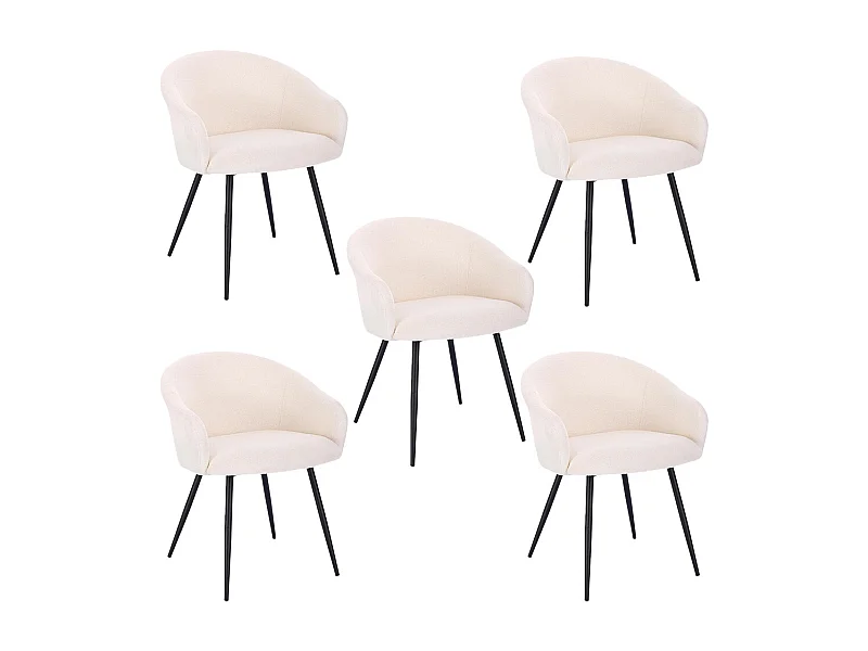 Home Deluxe Chaise de salle à manger CELESTE Quantité : 5