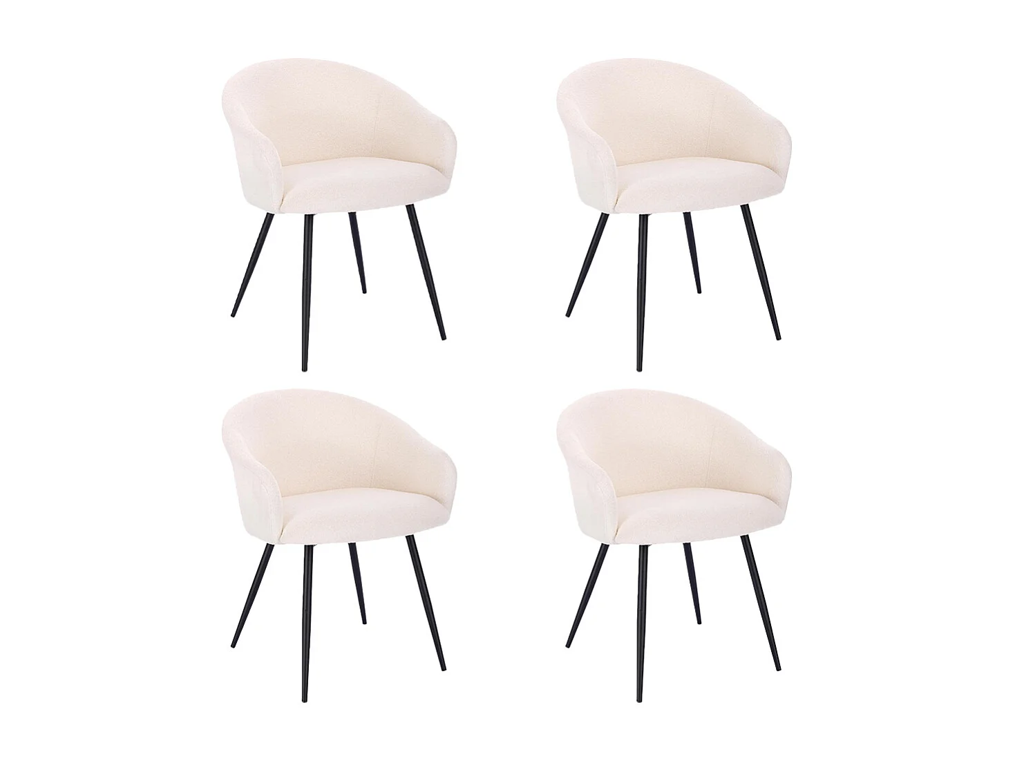 Home Deluxe Chaise de salle à manger CELESTE Quantité : 4