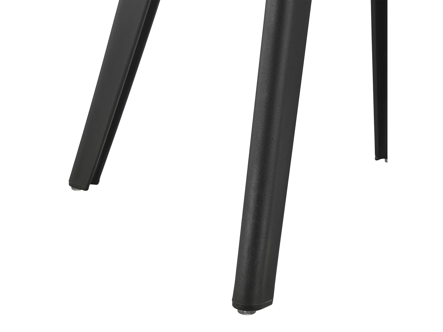 Set de 4 Chaises Design Chaise de Cuisine Salle à Manger Plastique Blanc et Noir 03_0003706