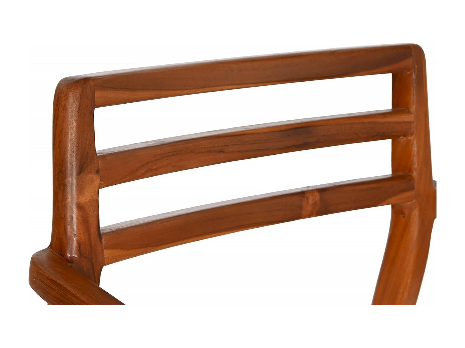 Chaise cuisine élégance teck et rotin épurée