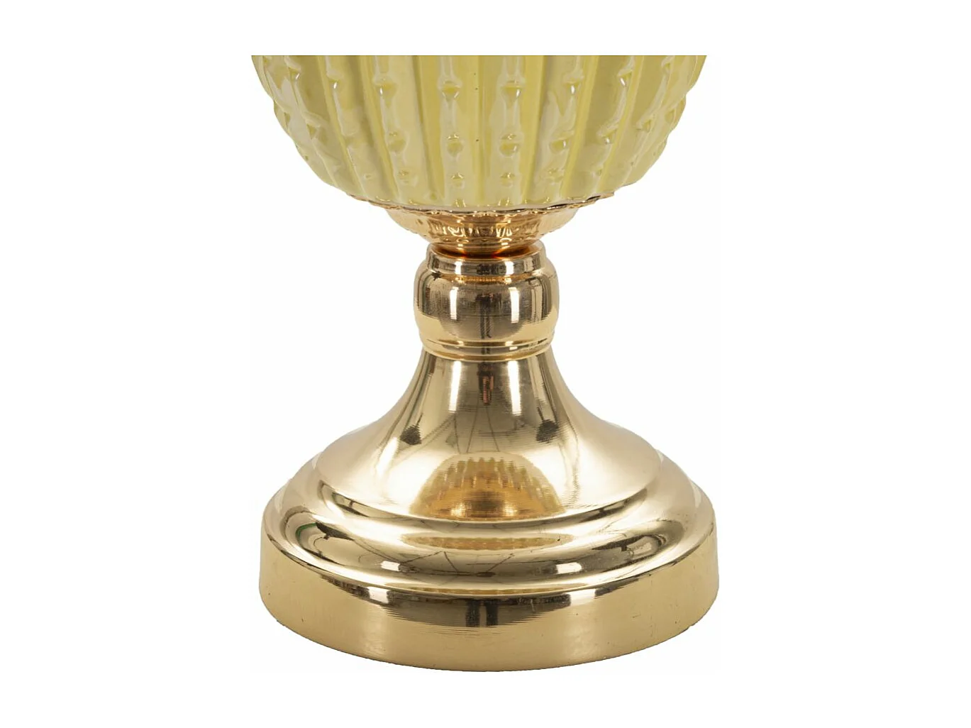 Lampada da tavolo in ceramica e metallo cm  Ø 30x55