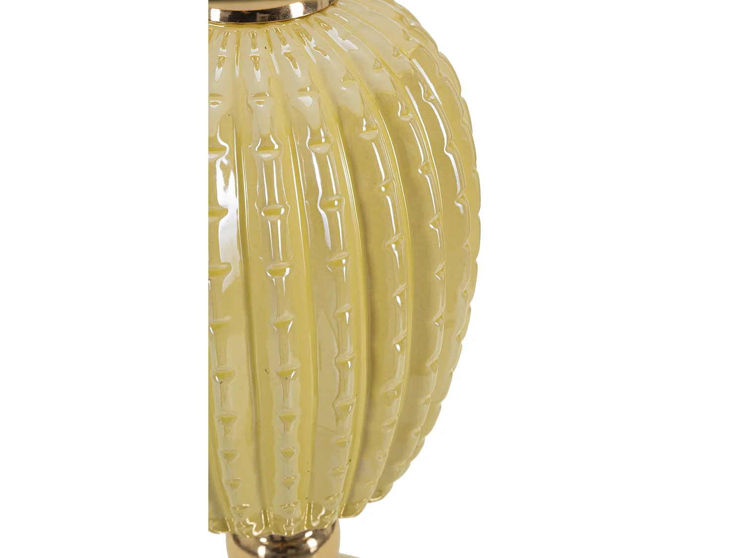 Lampada da tavolo in ceramica e metallo cm  Ø 30x55